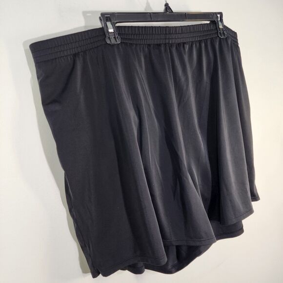 Swimsuits for All Womens Swim Shorts Size 26 Black Built In Brief Pull On Lined - Picture 3 of 8